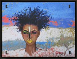 PEINTURE LILY - 80 CM X 60 CM