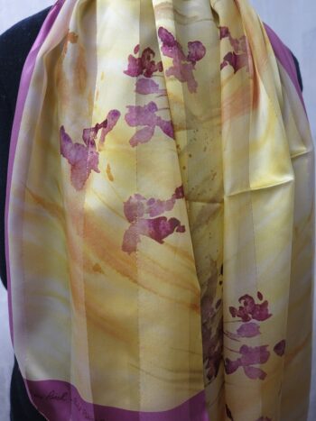 etole soie iris rose 1